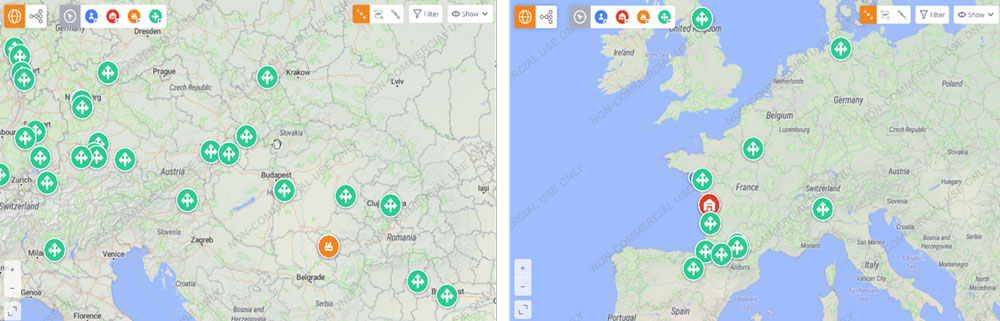 A snapshot of AnyLogistix models